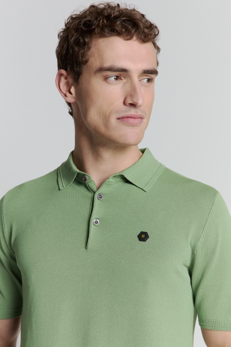 NO-EXCESS pullover short sleeve polo button s